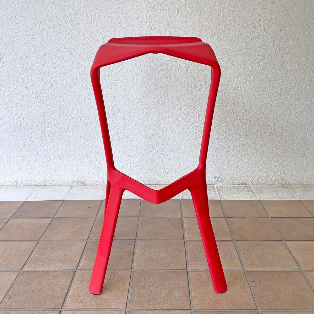 プランク PLANK ミウラスツール MIURA stool ハイスツール スタッキング レッド コンスタンチン･グルチッチ 定価￥29,590- ◇