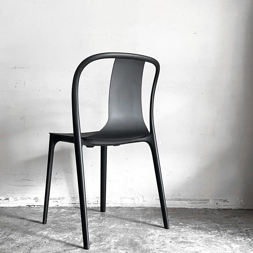 ヴィトラ Vitra ベルヴィルチェア Belleville Chair ダイニングチェア スタッキングチェア ディープブラック ロナン & エルワン・ブルレック C ■