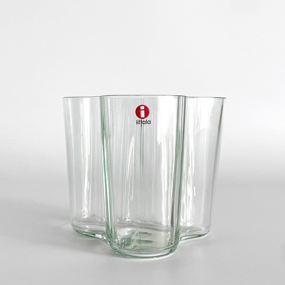 イッタラ iittala アルヴァ・アアルト コレクション Alvar Aalto ベース 95mm クリア 1937 140周年記念 限定品 フラワーべース 花瓶 フィンランド 北欧雑貨 箱付 希少 ■