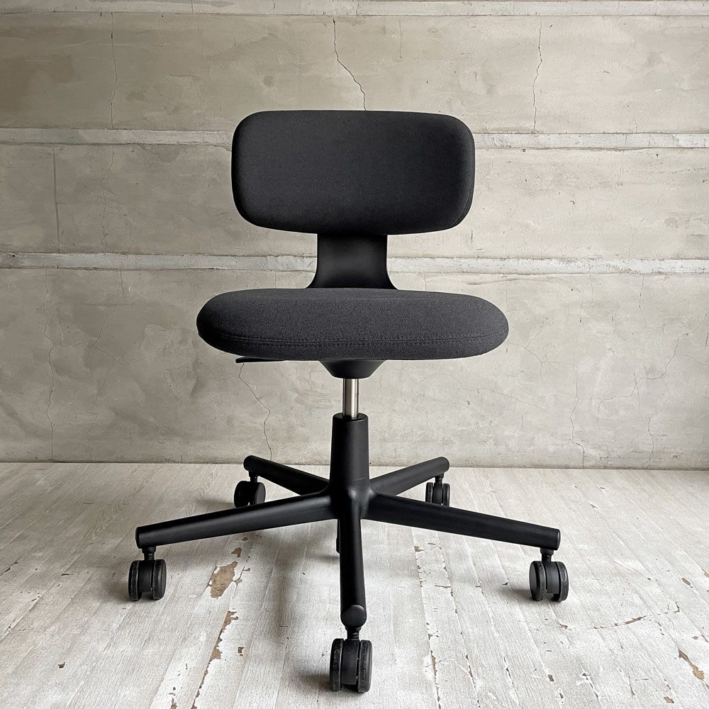 ヴィトラ vitra ルーキー Rookie デスクチェア キャスターチェア コンスタンチン・グルチッチ ダークグレー シンプルデザイン 定価￥78,100- ♪