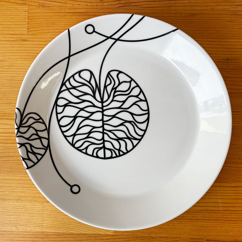 イッタラ × マリメッコ iittala × marimekko ボットナ BOTTNA プレート 21cm 2枚セット アンナ・ダニエルソン Anna Danielsson 北欧食器 フィンランド 廃番 C ◇