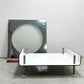 イデー IDEE トーキョー ローテーブル TOKYO Low Table ガラストップ モダン スチール プライウッド ホワイト クラウディオ・コルッチ ビンテージ ●