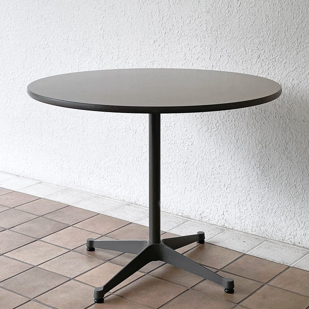 ハーマンミラー Herman Miller コントラクトテーブル ラウンド φ90cm ビンテージ チャールズ&レイ イームズ ミッドセンチュリー ◇