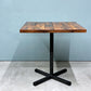 アクメファニチャー ACME Furniture グランビュー GRANDVIEW カフェテーブル オーク無垢材 スチール スクエア天板 W72cm 現状品 ◎