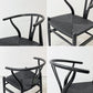 カールハンセン＆サン Carl Hansen & Son CH24 Yチェア ブラックラッカー×ブラックペーパーコード ビーチ材 ハンス・J・ウェグナー デンマーク 北欧家具 B ●