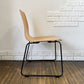 イデー IDEE ラング LANGUE スタッキングチェア ダイニングチェア ナチュラル ブナ材 プライウッド×スチール 定価￥29,900- ◎