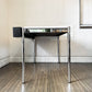 ユーエスエムハラー USM Haller モジュラーファニチャー ハラーテーブル デスク W120×D65cm ホワイト系カラー ケーブルダクト＆高さ調節機能付 希少サイズ ◎
