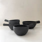 正島克哉 Katsuya Shoujima 片手土鍋 黒 小 全幅19.5cm 直火可 工房正島 現代作家 A ◎