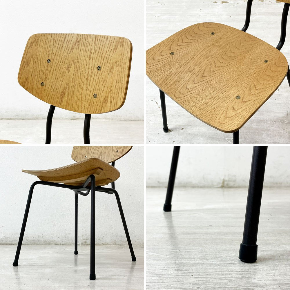 トラックファニチャー TRUCK FURNITURE スット ダイニングチェア SUTTO DINING CHAIR 板座 オーク材 定価：￥ 55,000- A ●