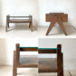 ピエールジャンヌレ Pierre Jeanneret ガラスコーヒーテーブル スモール Glass Coffee Table Small チーク無垢材 レター有り 1960‘s ビンテージ ★