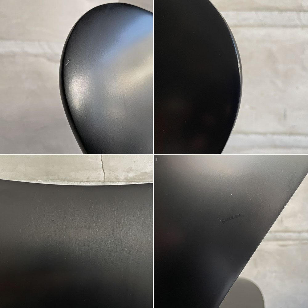 フリッツハンセン Fritz Hansen セブンチェア ブラック ラッカー再塗装 アルネ・ヤコブセン デンマーク 北欧家具 ♪