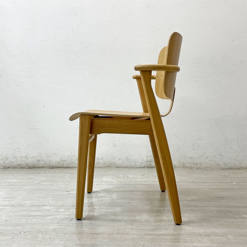 アルテック artek ドムスチェア Domus Chair ダイニングチェア オーク材 板座 ラッカー イルマリ・タピオヴァーラ 定価￥¥143,000- ●