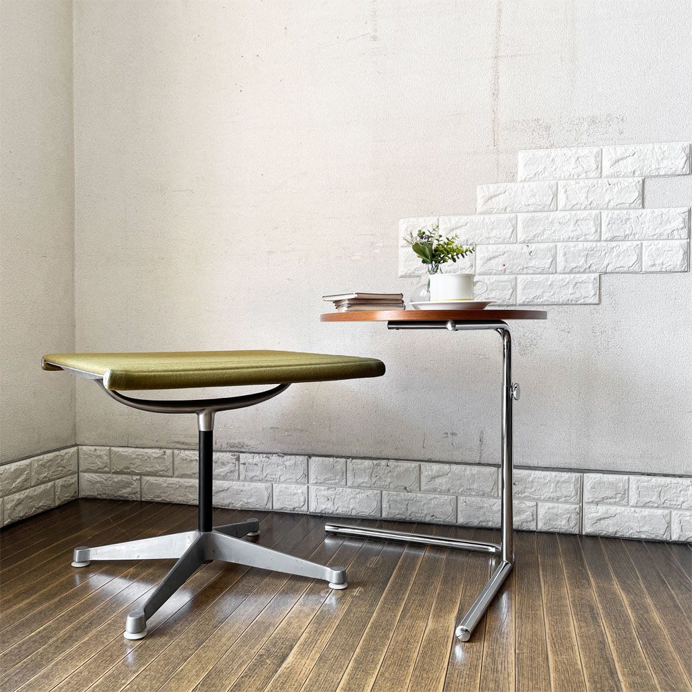 テクタ TECTA サイドテーブル K22 SIDE TABLE ウォールナット材 昇降式 アレキサンダー・カルダー ドイツ バウハウス ACTUS取扱 定価￥92,400- ◎
