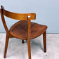 アーリータイムスアルファ EARLY TIMES α エテルノ ETERNO DC-4 ダイニングチェア ウォールナット無垢材 旭川家具 B ◎