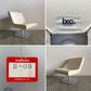 カッシーナイクスシー Cassina ixc. ブーメラン プリュス ラウンジ スウィベル チェア BOOMERANG PLUS グエナエル・ニコラ 希少廃番モデル 38.5～40.7万円の品 C 〓