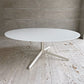 フリッツハンセン Fritz Hansen スペーステーブル SPACE TABLE コーヒーテーブル ローテーブル Φ100cm ラウンド ガラス天板 スチールレッグ イエス＋ラウブ 廃番 ♪