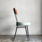 ディーボディ d-Bodhi カンパーニャ チェア デニム CAMPAGNA CHAIR ダイニングチェア チーク古材×アイアンレッグ インダストリアルデザイン B ■