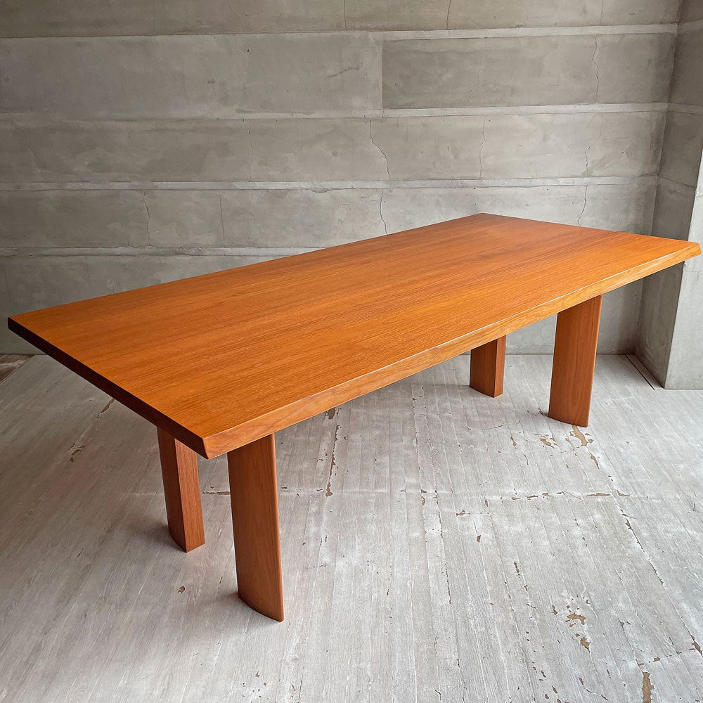 家具蔵 KAGURA ヴィンテージシリーズ VINTAGE チーク無垢材 ダイニングテーブル クラフト家具 国産家具 W200 希少 ♪