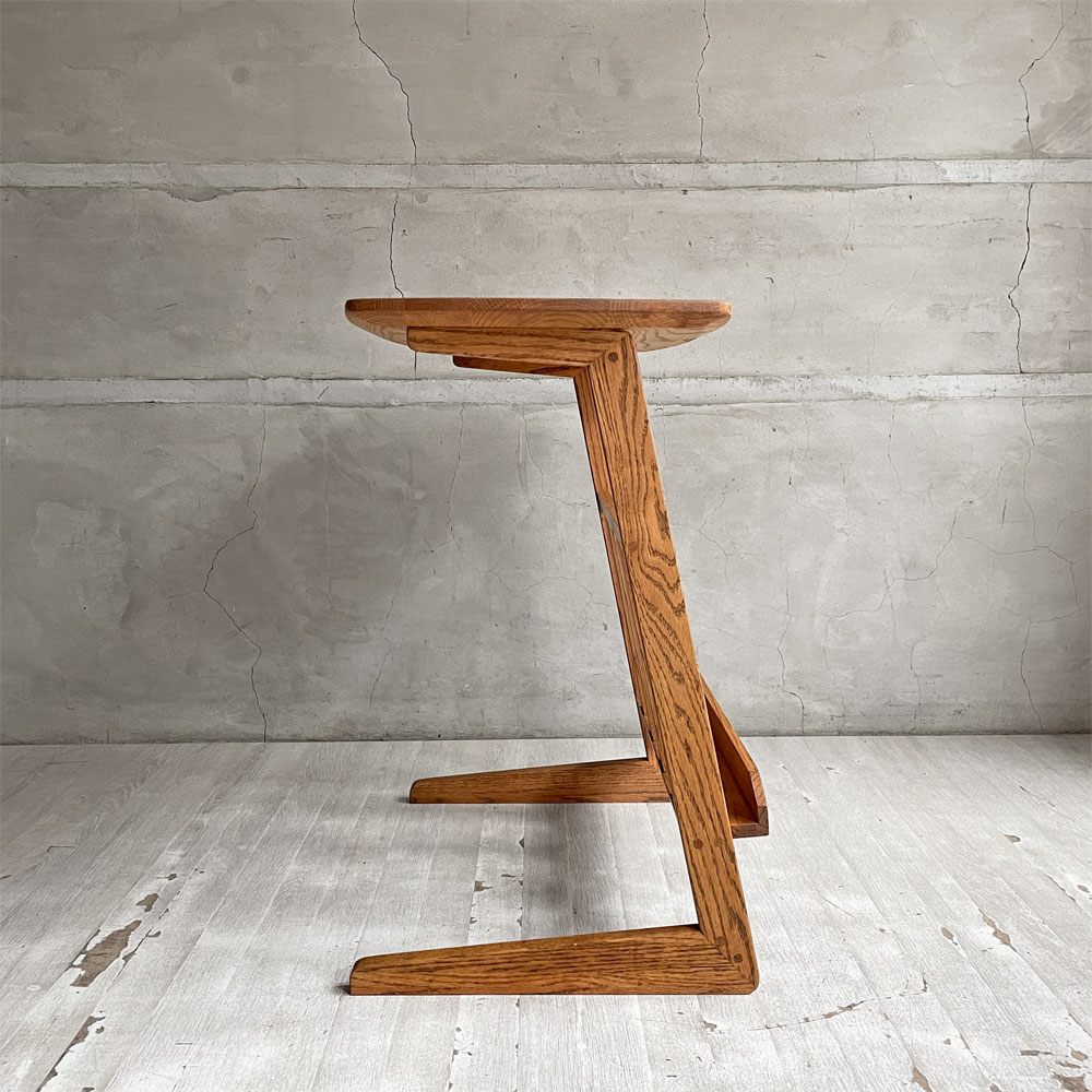 モモナチュラル MOMO Natural サイド B テーブル SIDE B TABLE マガジンラック W55cm オーク無垢材  ♪
