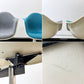 ハーマンミラー Herman Miller ビンテージ エアポートベンチ タンデムシート 4連 アームシェル 2nd ファブリック 新品張替え済 イームズ 希少 ●