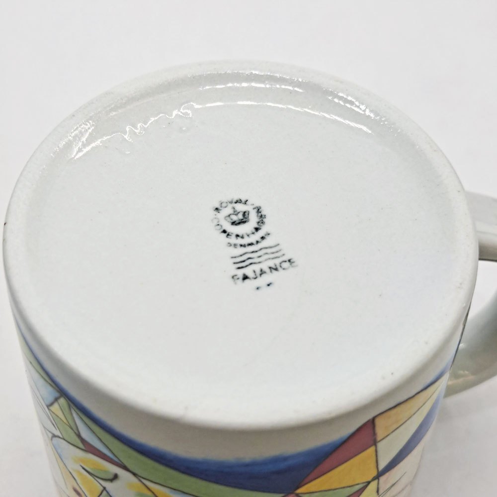ロイヤルコペンハーゲン ROYAL COPENHAGEN イヤーマグ year mug アニュアルマグ Sサイズ 1990年 北欧ビンテージ デンマーク ●