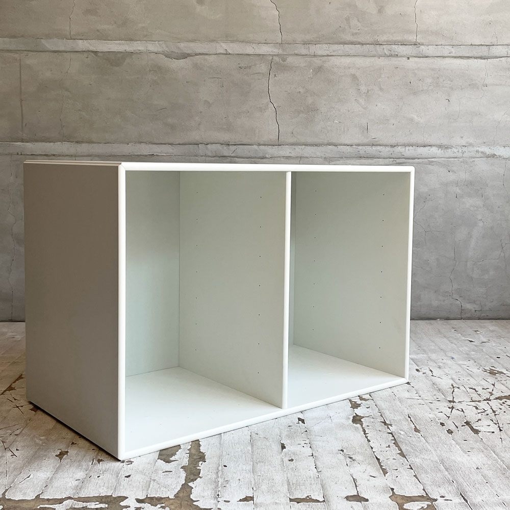 モンタナ MONTANA システムシェルフユニット SYSTEM SHELF UNIT 2列 オープンシェルフ ホワイト デンマーク ♪