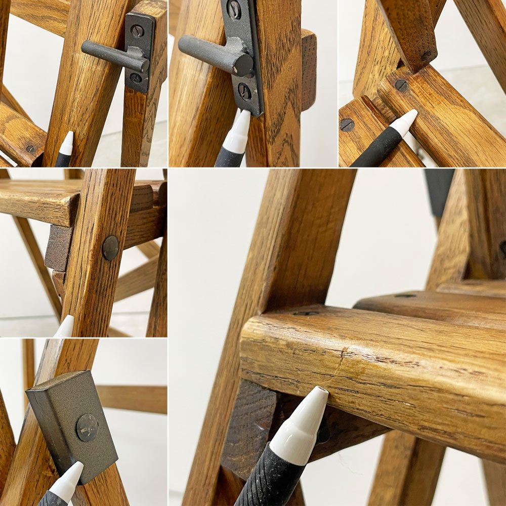 クラッシュゲート CRASH GATE ノットアンティークス Knot antiques ペーターラダー PATER LADDER ディスプレイラック 梯子 ホワイトオーク ビンテージスタイル ●