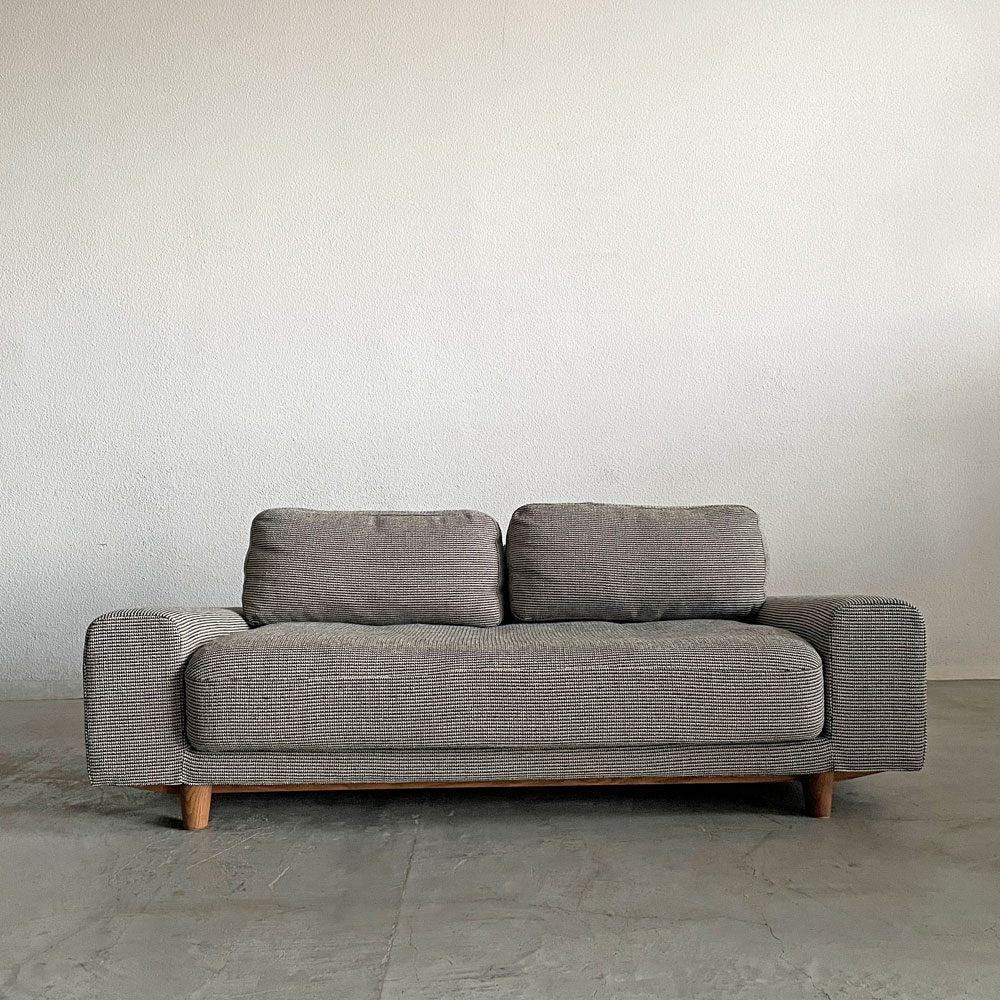 モモナチュラル MOMO Natural フロー FLOW SOFA 2.5P 2.5人掛けソファ オーク材 ファブリック カバーリング 定価￥147,000-以上 〓