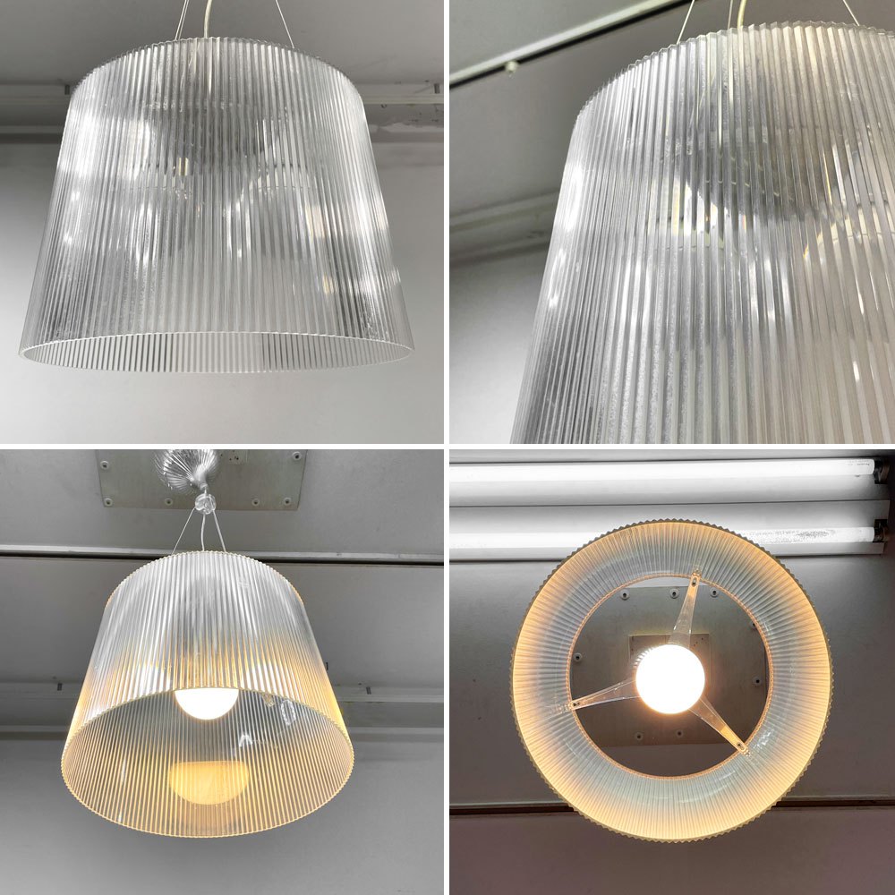カルテル Kartell ジェー GE ペンダントライト クリスタル フェルーチョ・ラヴィアーニ イタリア 定価￥54,000- ●