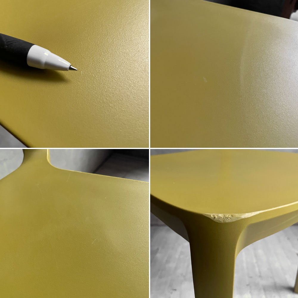 カリガリス Calligaris スキン SKIN ダイニングチェア スタッキング マットマスタードイエロー 廃番カラー 参考定価¥21,670- B ♪