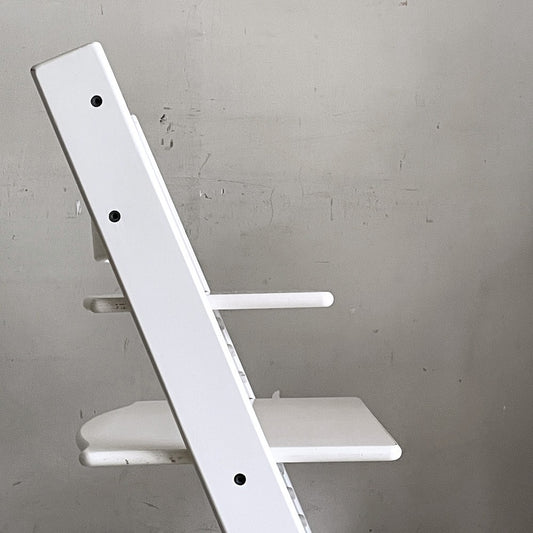ストッケ STOKKE トリップトラップ TRIPP TRAPP ベビーチェア キッズチェア S/N6～ グライダー付き ホワイト ノルウェー 北欧家具 ■