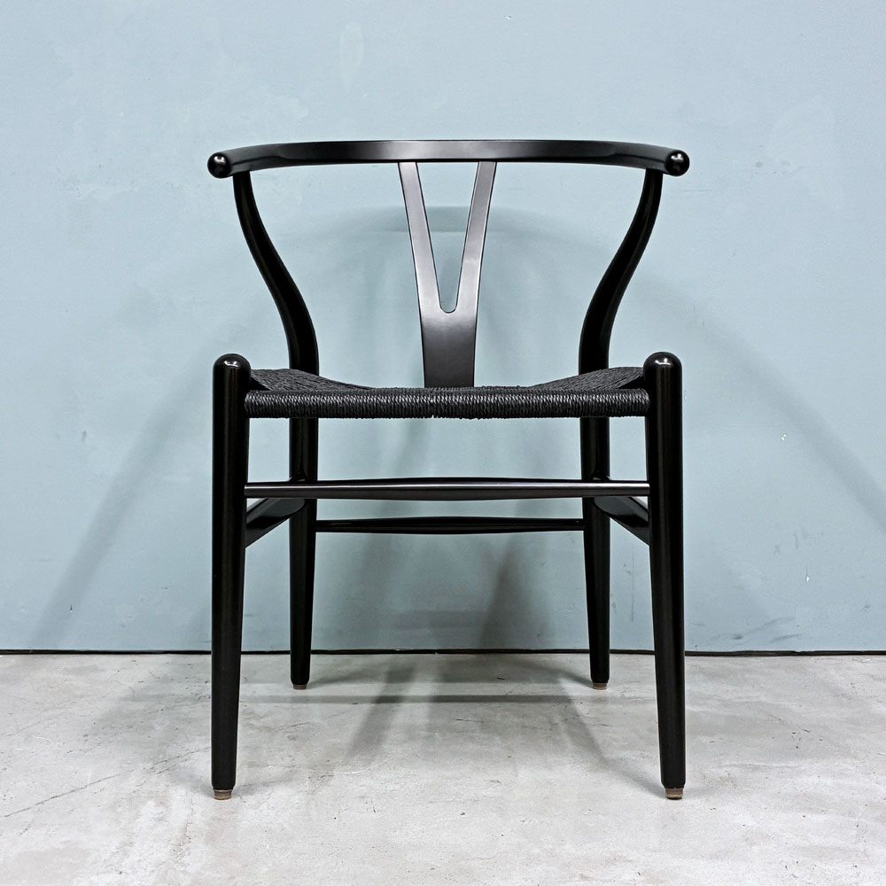 カールハンセン＆サン Carl Hansen & Son CH24 Yチェア ブラックラッカー×ブラックペーパーコード ビーチ材 ハンス・J・ウェグナー デンマーク 北欧家具 ◎