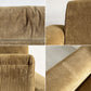 トラックファニチャー TRUCK FURNITURE FKソファ FK SOFA 1.5シーター F-21 グリーンコーデュロイ ウォールナット無垢材 定価￥315,700- 〓