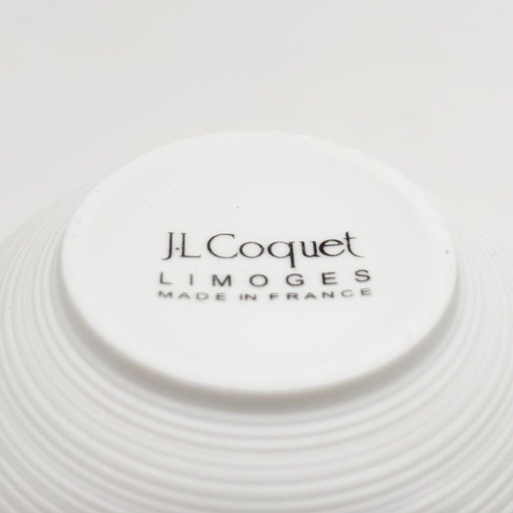 ジャン ルイ コケ JL Coquet エミスフェール Hemisphere ティーカップ＆ソーサー 磁器 洋食器 フランス 欠け ヒビ有 現状品 B ●
