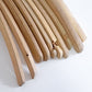 北欧ビンテージ Scandinabian Vintage 木製ハンガー 10本セット 1950〜70年代 木味 レトロ 古道具 C ●