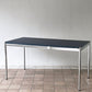 USMハラー USM Haller モジュラーファニチャー Modular Furniture ハラーテーブル ワークテーブル W150 ガラス天板 ブルー系 スイス ◇