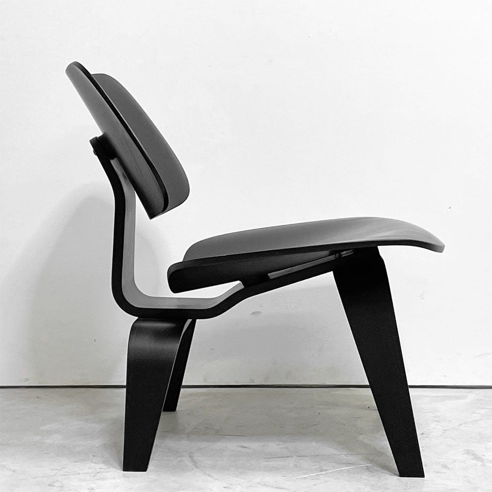ハーマンミラー Herman Miller イームズ プライウッドチェア LCW エボニー ウッドレッグ C&R イームズ ミッドセンチュリー ●