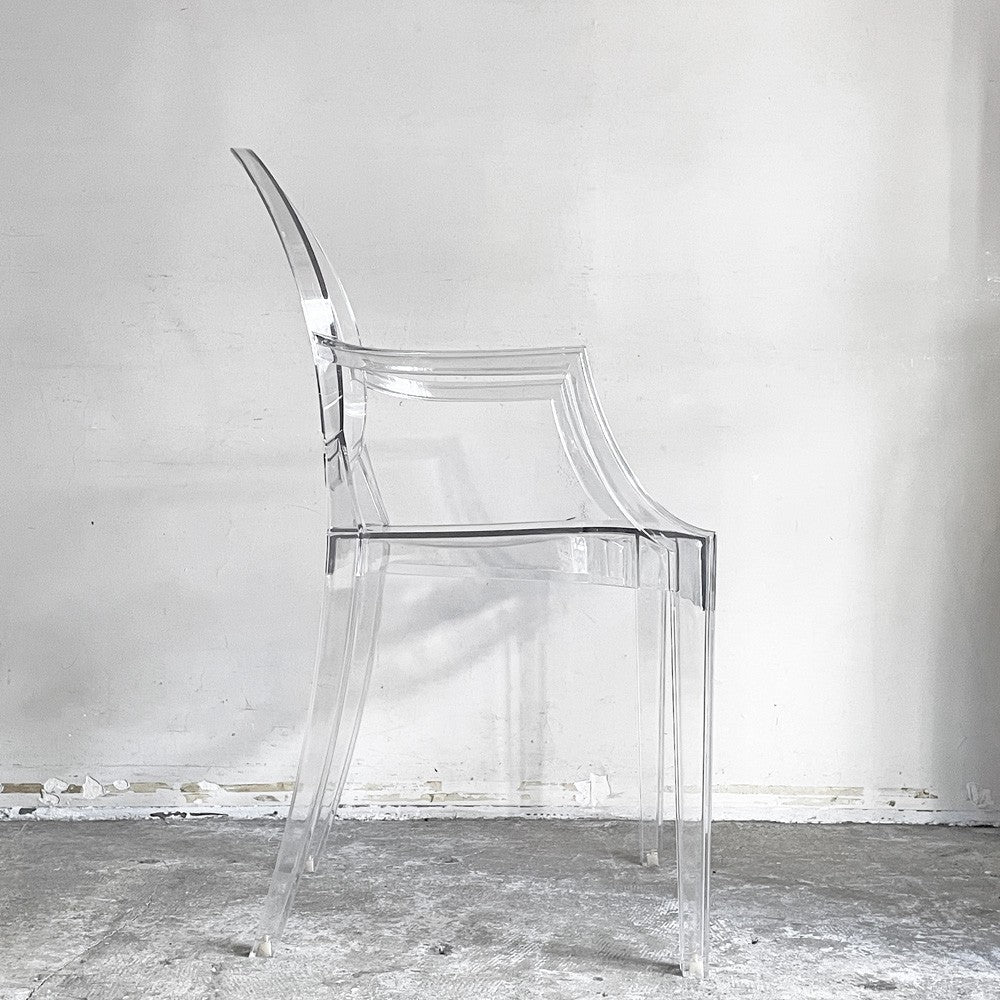 カルテル Kartell ルイゴースト LouisGhost アームチェア クリスタル スタッキング フィリップ・スタルク Philippe Starck イタリア C ■