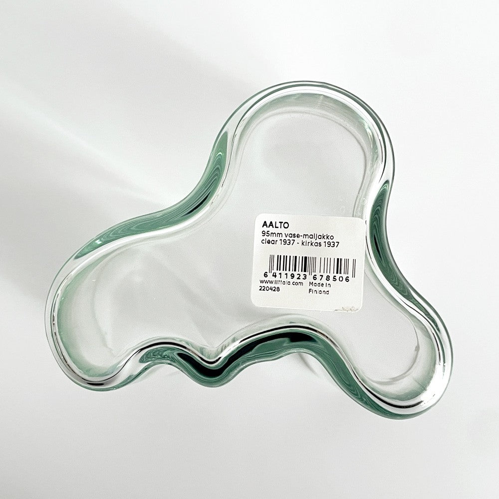 イッタラ iittala アルヴァ・アアルト コレクション Alvar Aalto ベース 95mm クリア 1937 140周年記念 限定品 フラワーべース 花瓶 フィンランド 北欧雑貨 箱付 希少 ■
