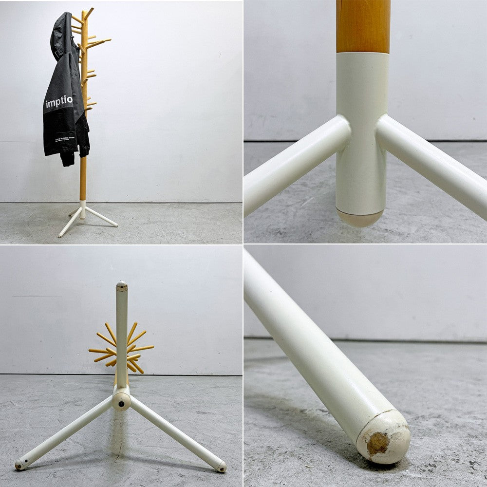 アルテック artek コートスタンド 160 CLOTHES TREE アンナ=マイヤ・ヤーティネン バーチ材 ナチュラル ホワイトラッカー 北欧 ●