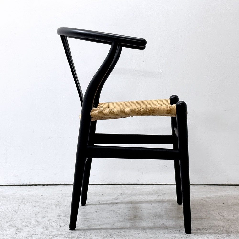 カールハンセン&サン Carl Hansen&Son Yチェア CH24 ハンス J. ウェグナー ビーチ材 ブラックラッカー 北欧家具 デンマーク ●