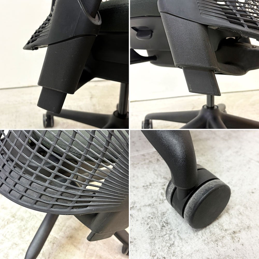 ハーマンミラー Herman Miller セイルチェア SAYL Chair デスクチェア ブラック 旧モデル イヴ・ベアール B ●