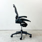 ハーマンミラー HermanMiller アーロンチェア ライト Bサイズ クラシックカーボンメッシュ ランバーサポート グラファイトベース アーム可動式 ●