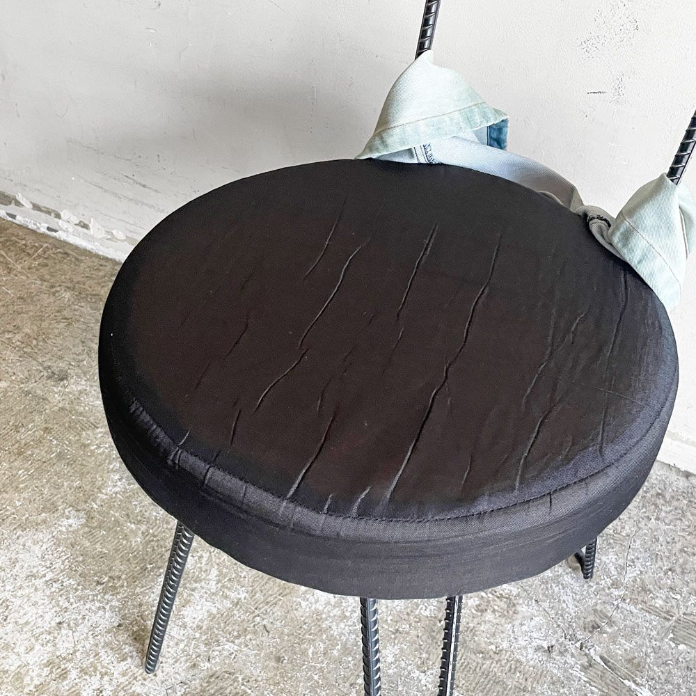 ディーボディ d-Bodhi カンパーニャ チェア デニム CAMPAGNA CHAIR ダイニングチェア チーク古材×アイアンレッグ インダストリアルデザイン B ■