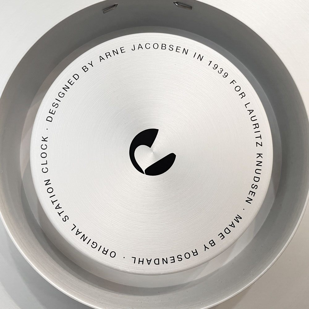 ローゼンダール ROSENDAHL ステーション STATION ウォールクロック 掛け時計 アルネ・ヤコブセン Arne Jacobsen デンマーク ◎