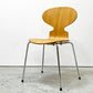 フリッツハンセン Fritz Hansen アントチェア 4本脚 ナチュラルビーチ ラッカー アルネ・ヤコブセン 北欧家具 J ●