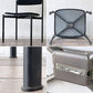 アスコ ASKO キキチェア KIKI CHAIR ダイニングチェア スチール ファブリック ブラック イルマリ・タピオヴァーラ フィンランド 北欧家具 ビンテージ ◇