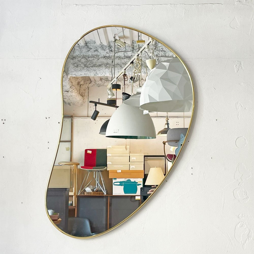 アンブラ Umbra フーバ ぺブル ミラー Hubba Pebble Mirror  ウォールミラー 鏡 壁掛け 店舗什器 箱付き 美品 ★