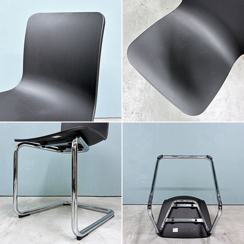 ヴィトラ Vitra ハル RE キャンチレバー HAL RE CANTILEVER ダイニングチェア ジャスパー モリソン ブラック カンチレバー モダン A ◎