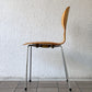フリッツハンセン Fritz Hansen 3101 アリンコチェア アントチェア 4本脚 ナチュラルビーチ ラッカー仕上げ フェルトグライズ アルネ・ヤコブセン C ◇